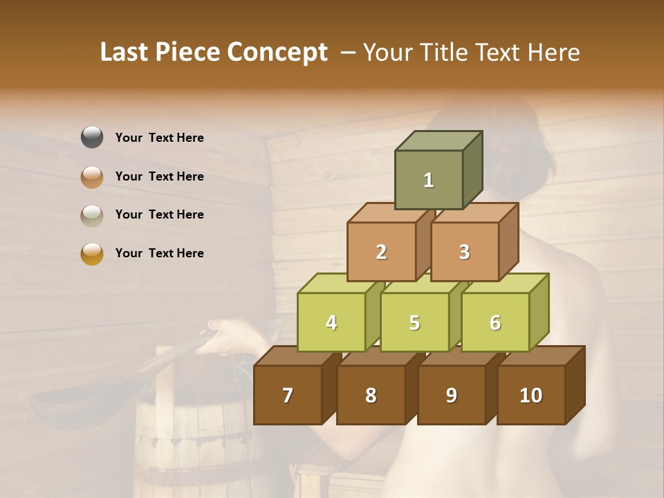 Back Female Warmth PowerPoint Template