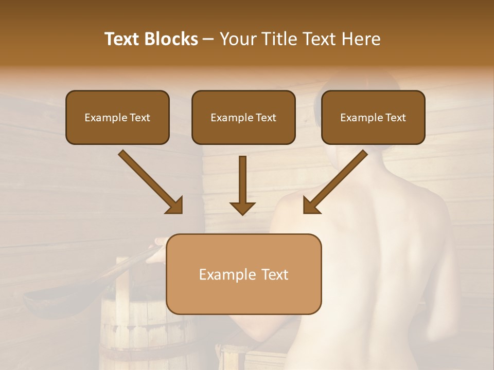 Back Female Warmth PowerPoint Template