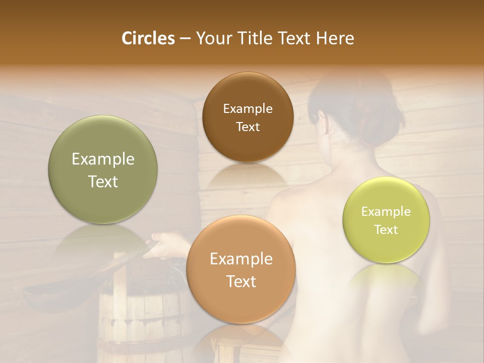 Back Female Warmth PowerPoint Template