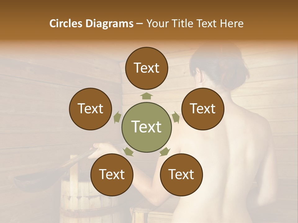 Back Female Warmth PowerPoint Template