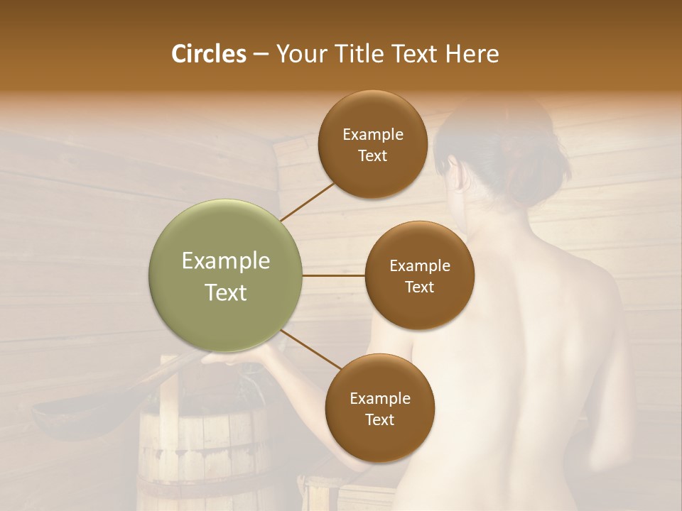 Back Female Warmth PowerPoint Template