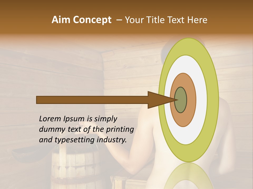 Back Female Warmth PowerPoint Template