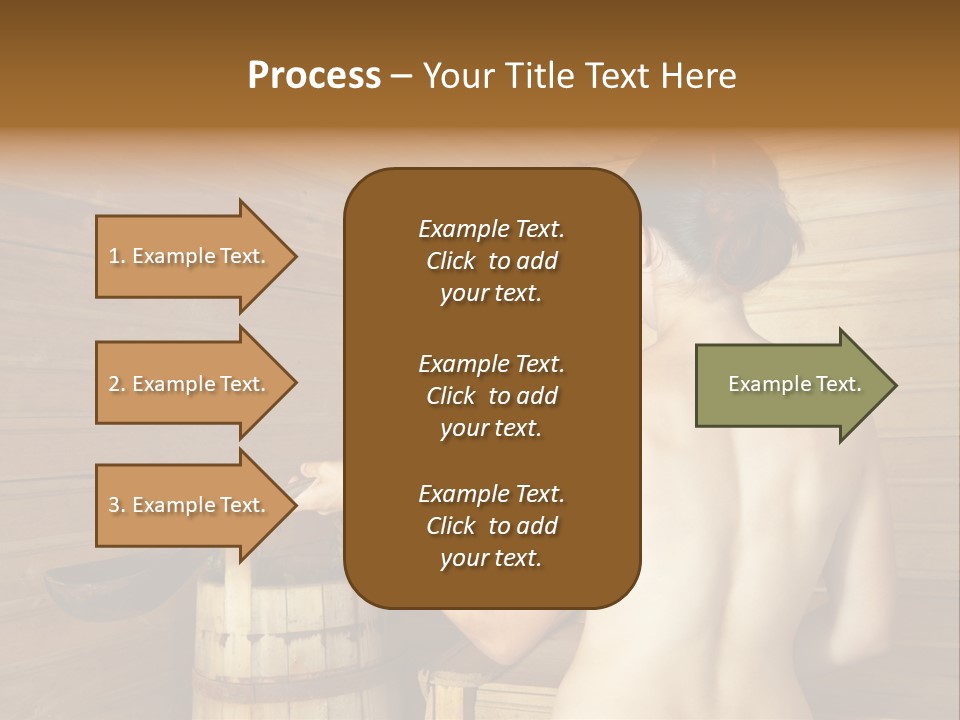Back Female Warmth PowerPoint Template