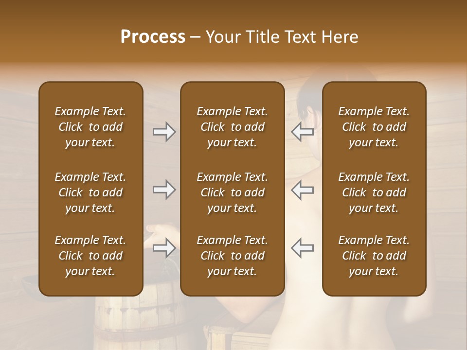 Back Female Warmth PowerPoint Template