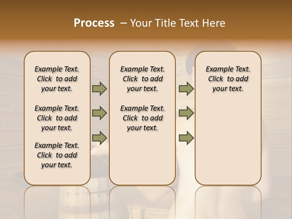 Back Female Warmth PowerPoint Template