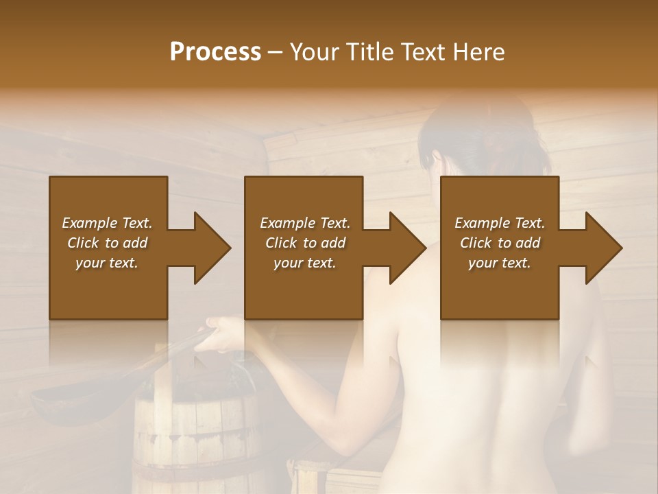 Back Female Warmth PowerPoint Template