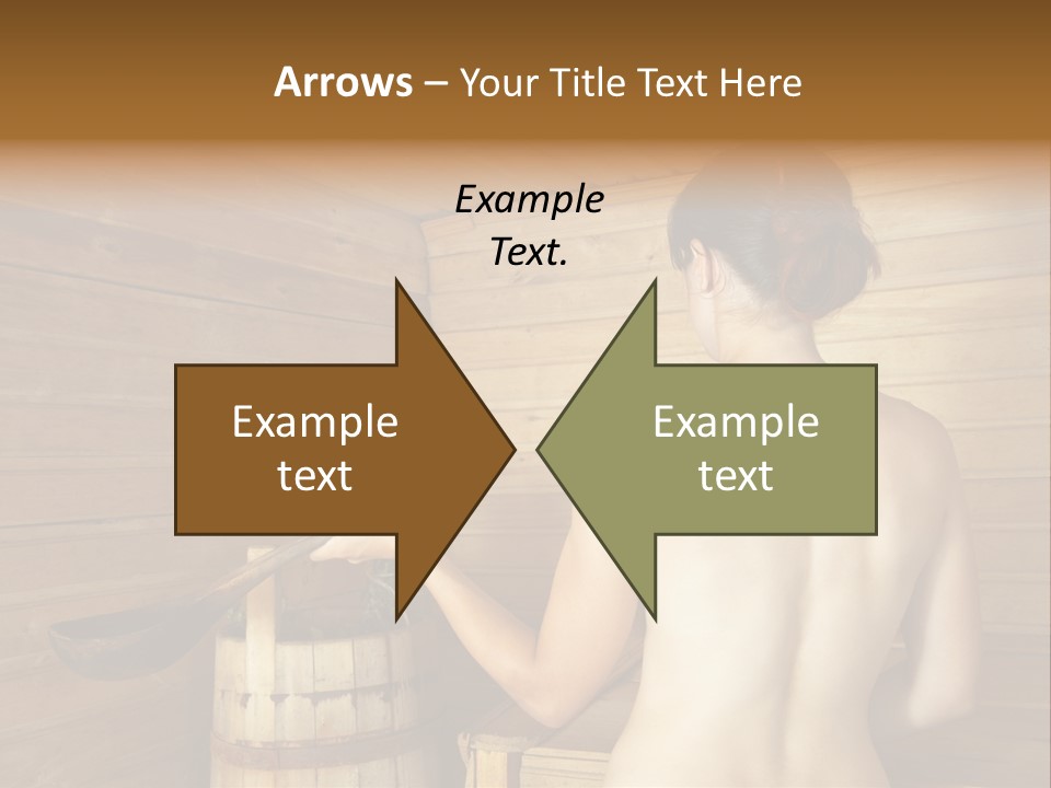 Back Female Warmth PowerPoint Template