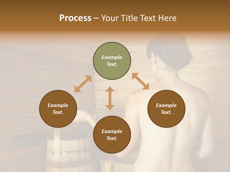 Back Female Warmth PowerPoint Template