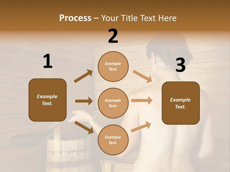 Back Female Warmth PowerPoint Template