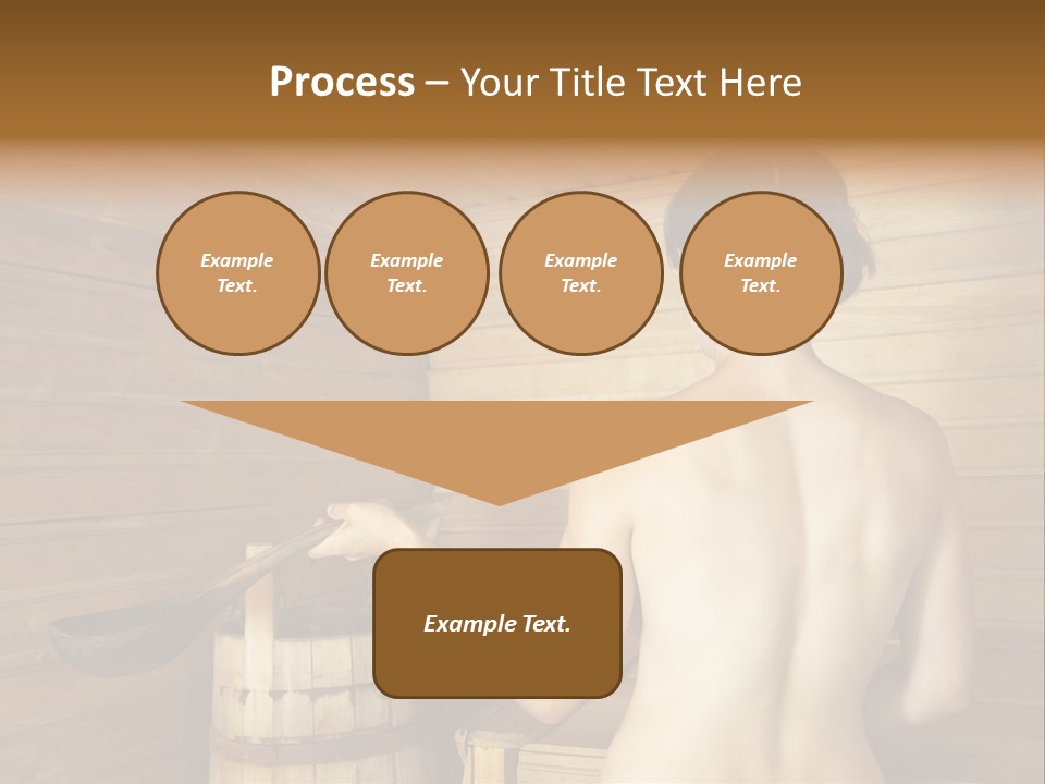 Back Female Warmth PowerPoint Template