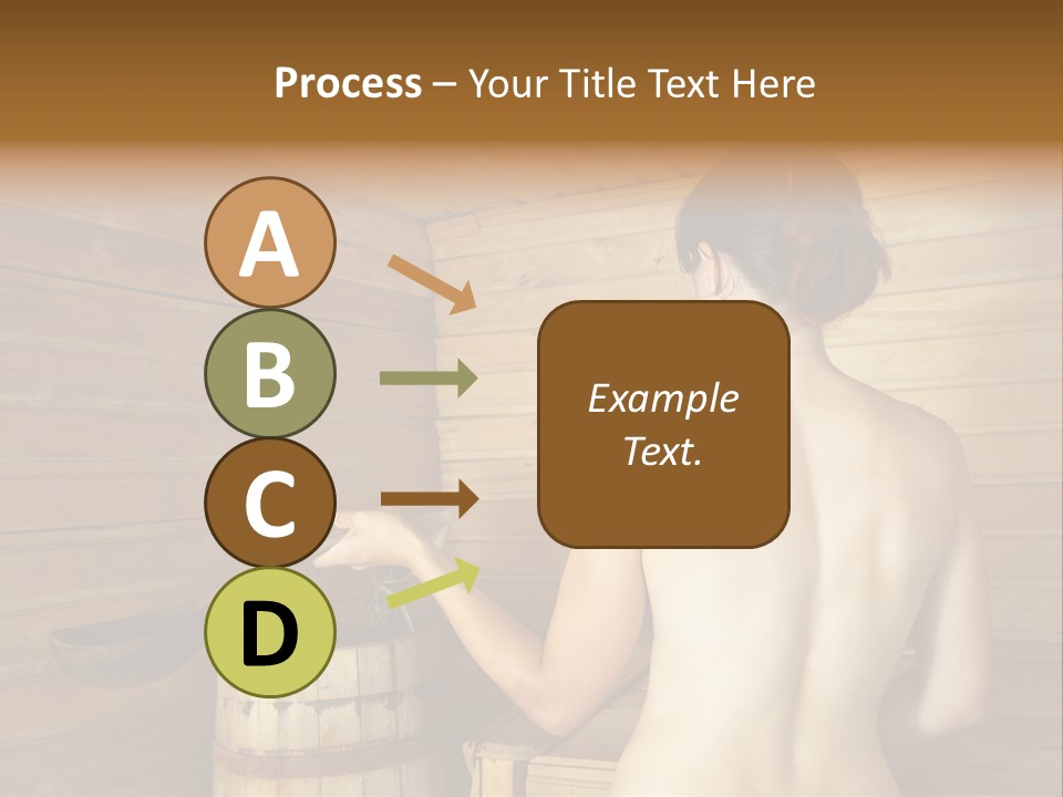 Back Female Warmth PowerPoint Template