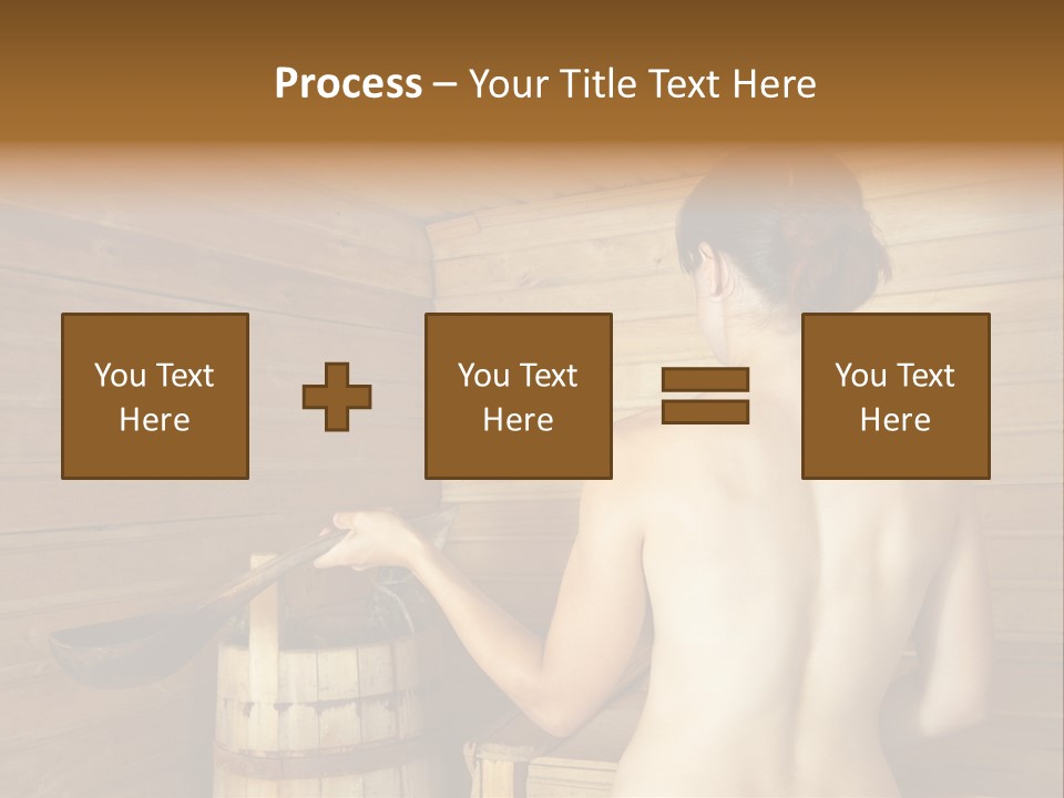 Back Female Warmth PowerPoint Template