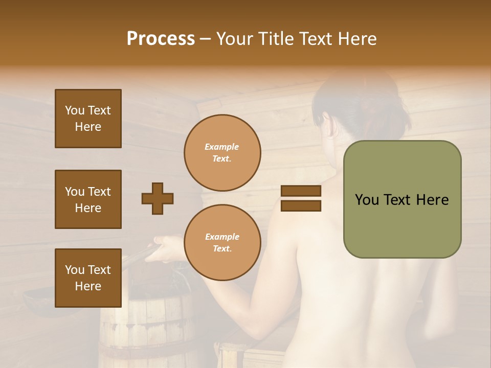 Back Female Warmth PowerPoint Template