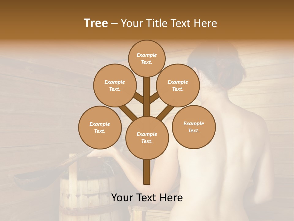 Back Female Warmth PowerPoint Template