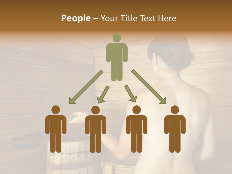 Back Female Warmth PowerPoint Template