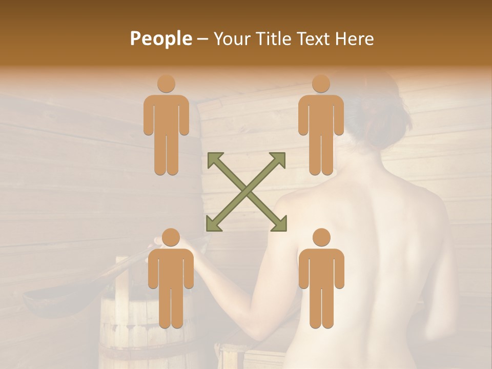 Back Female Warmth PowerPoint Template