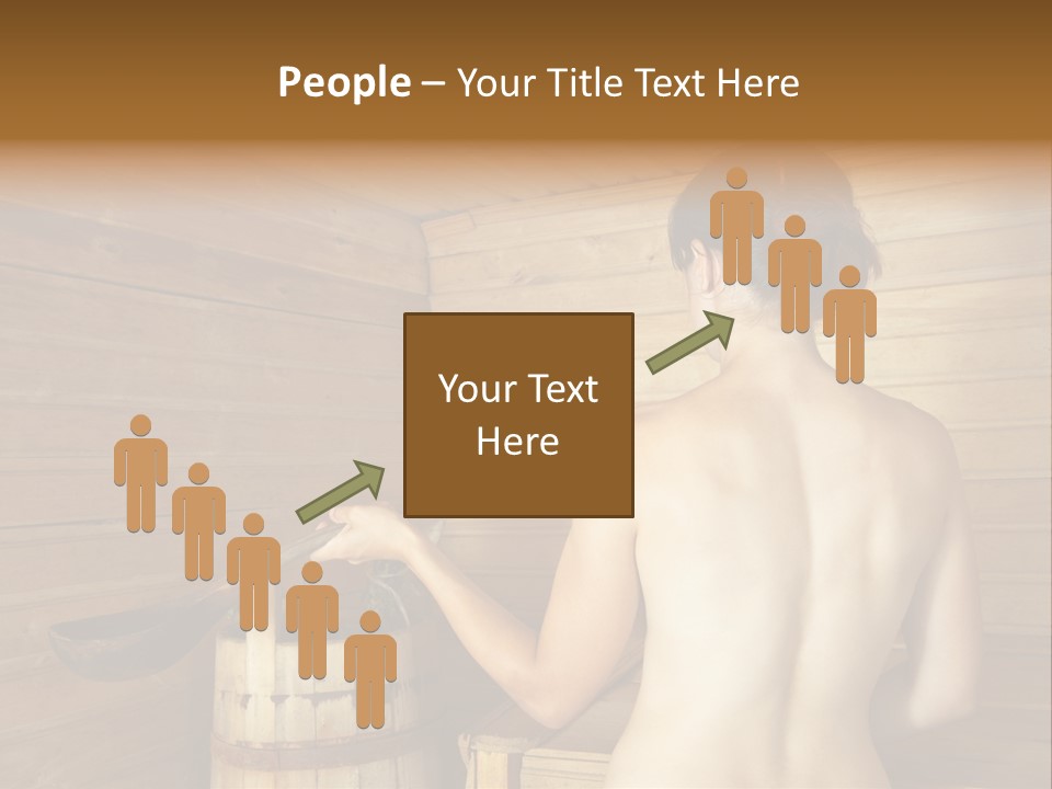 Back Female Warmth PowerPoint Template