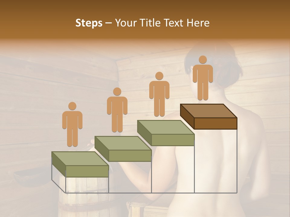 Back Female Warmth PowerPoint Template