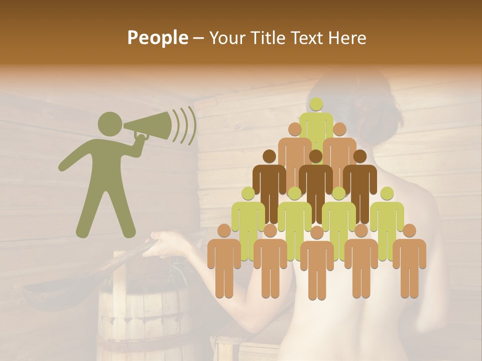 Back Female Warmth PowerPoint Template