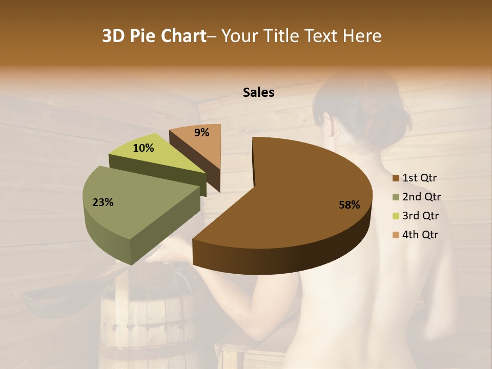 Back Female Warmth PowerPoint Template