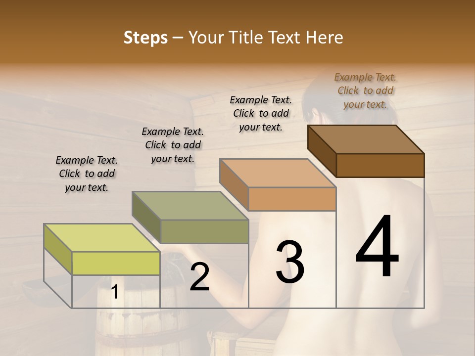 Back Female Warmth PowerPoint Template