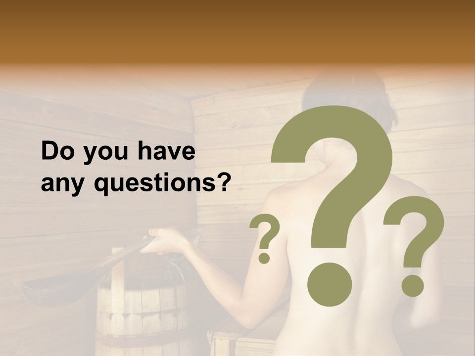 Back Female Warmth PowerPoint Template