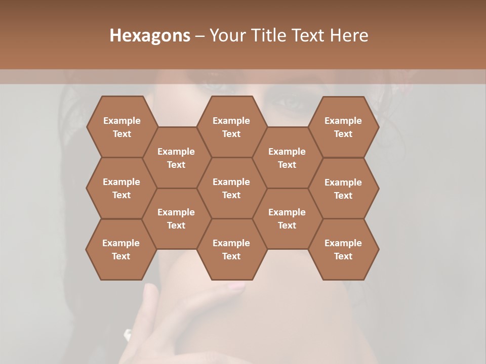 Beauty Portrait Calm PowerPoint Template