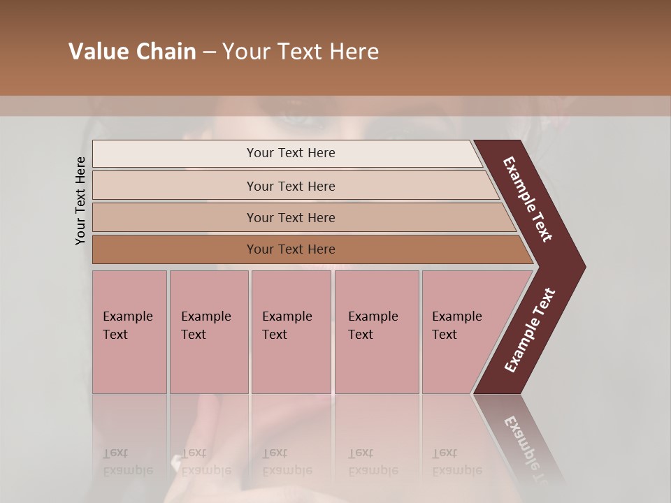 Beauty Portrait Calm PowerPoint Template