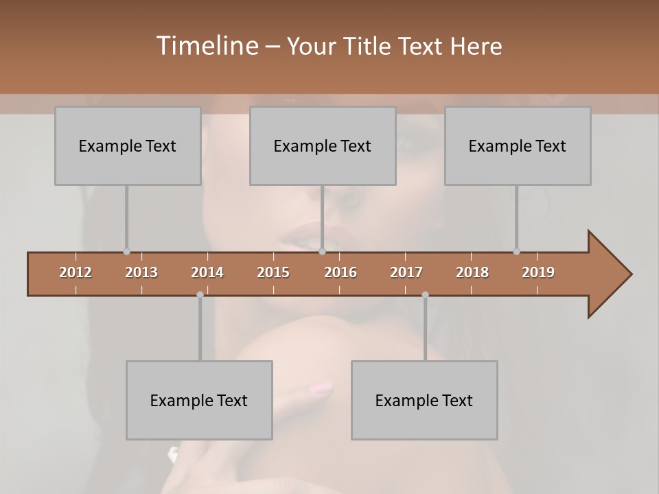 Beauty Portrait Calm PowerPoint Template