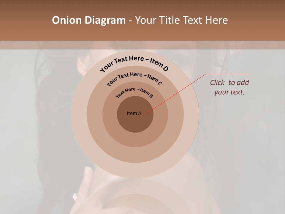 Beauty Portrait Calm PowerPoint Template