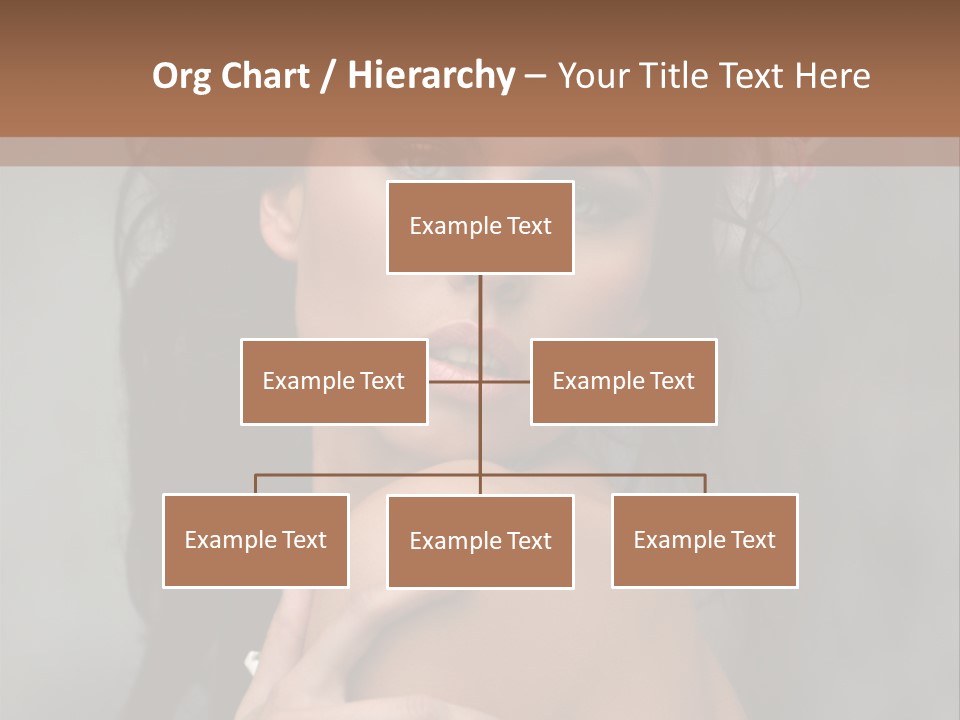 Beauty Portrait Calm PowerPoint Template