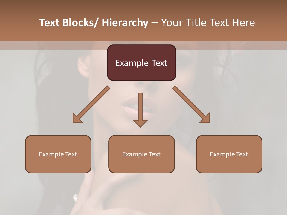 Beauty Portrait Calm PowerPoint Template