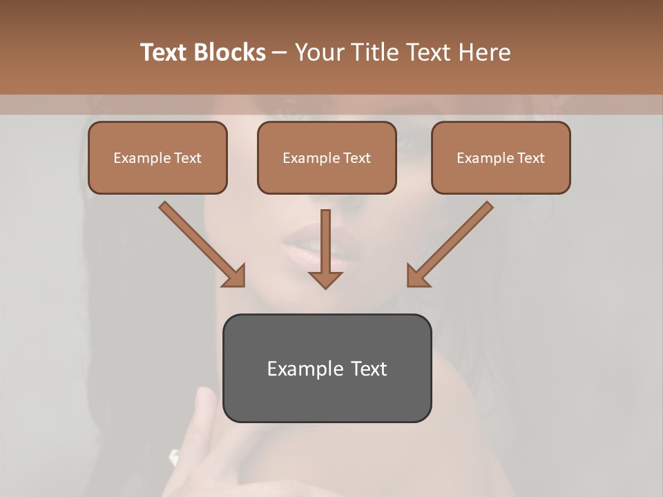 Beauty Portrait Calm PowerPoint Template