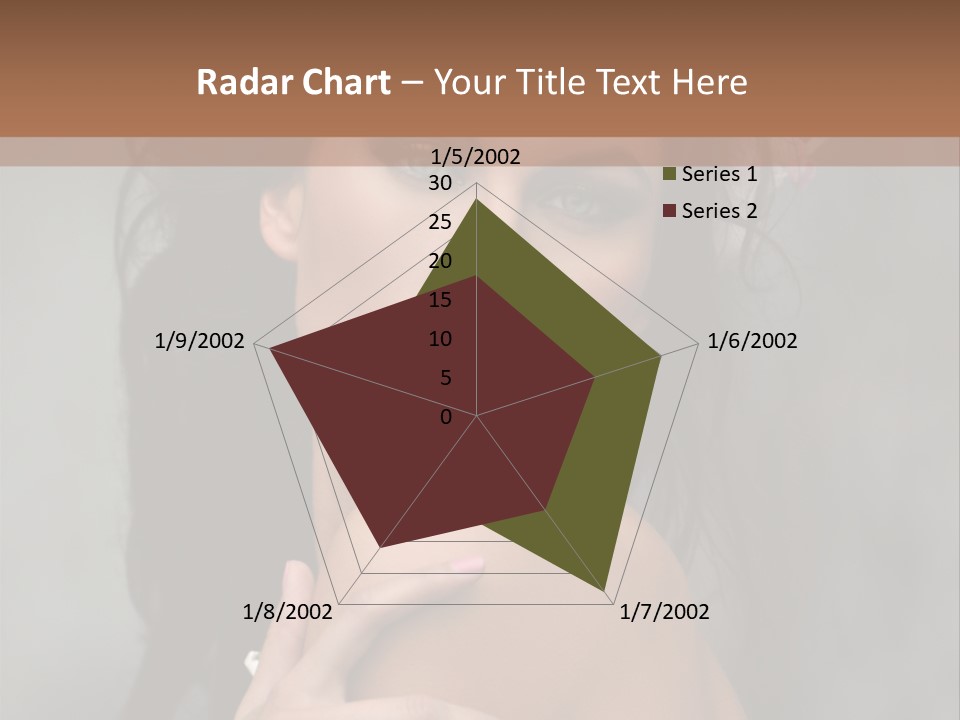 Beauty Portrait Calm PowerPoint Template