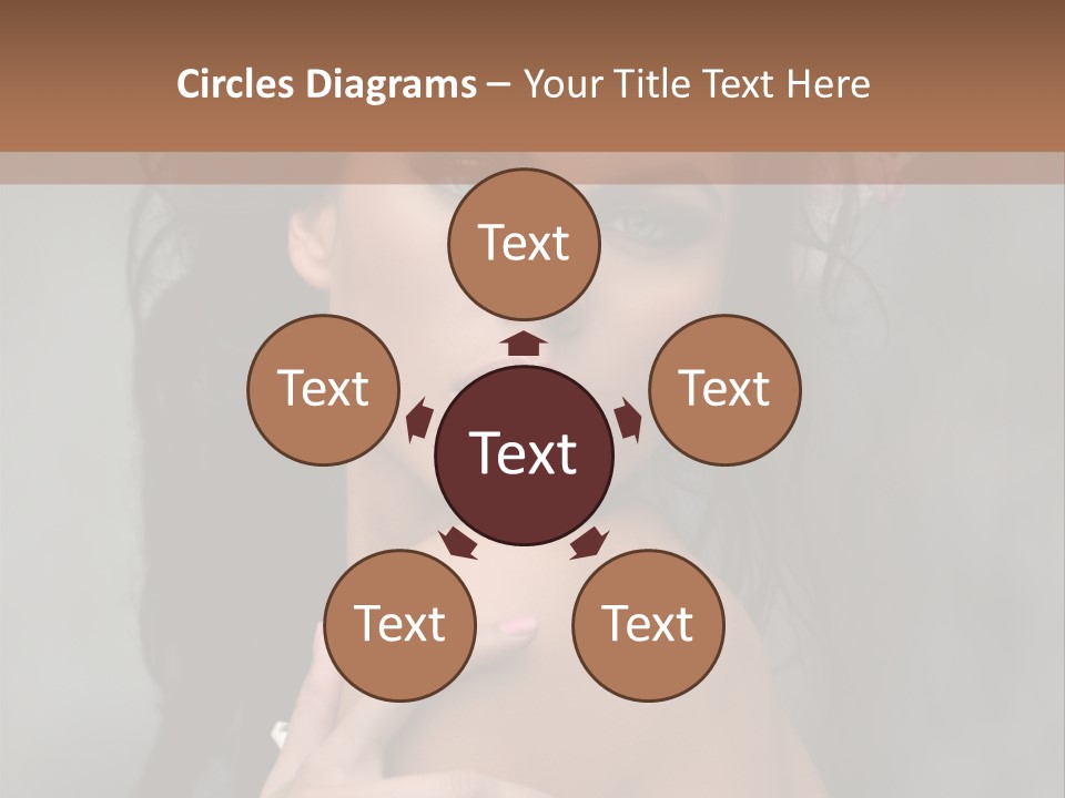 Beauty Portrait Calm PowerPoint Template