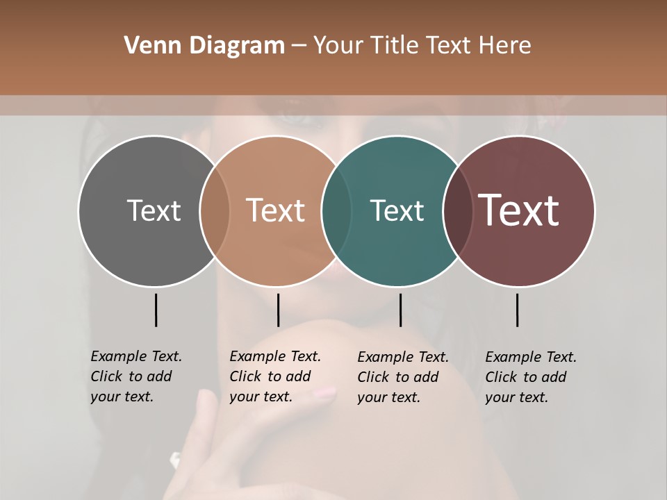 Beauty Portrait Calm PowerPoint Template