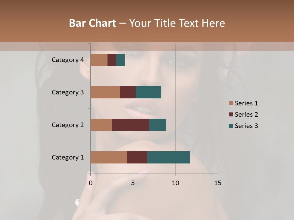 Beauty Portrait Calm PowerPoint Template