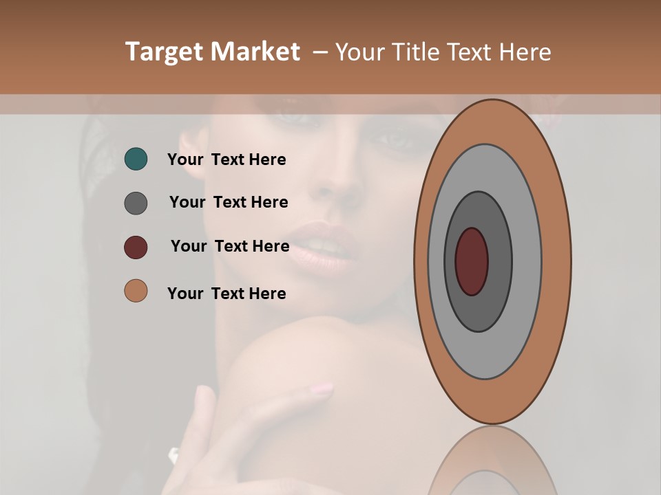 Beauty Portrait Calm PowerPoint Template