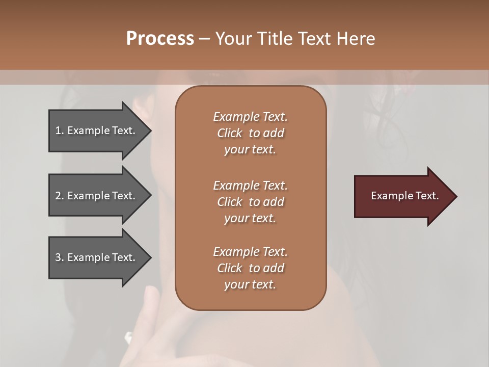 Beauty Portrait Calm PowerPoint Template