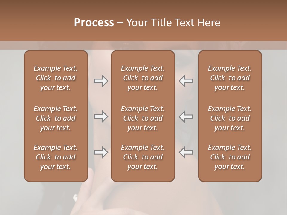 Beauty Portrait Calm PowerPoint Template