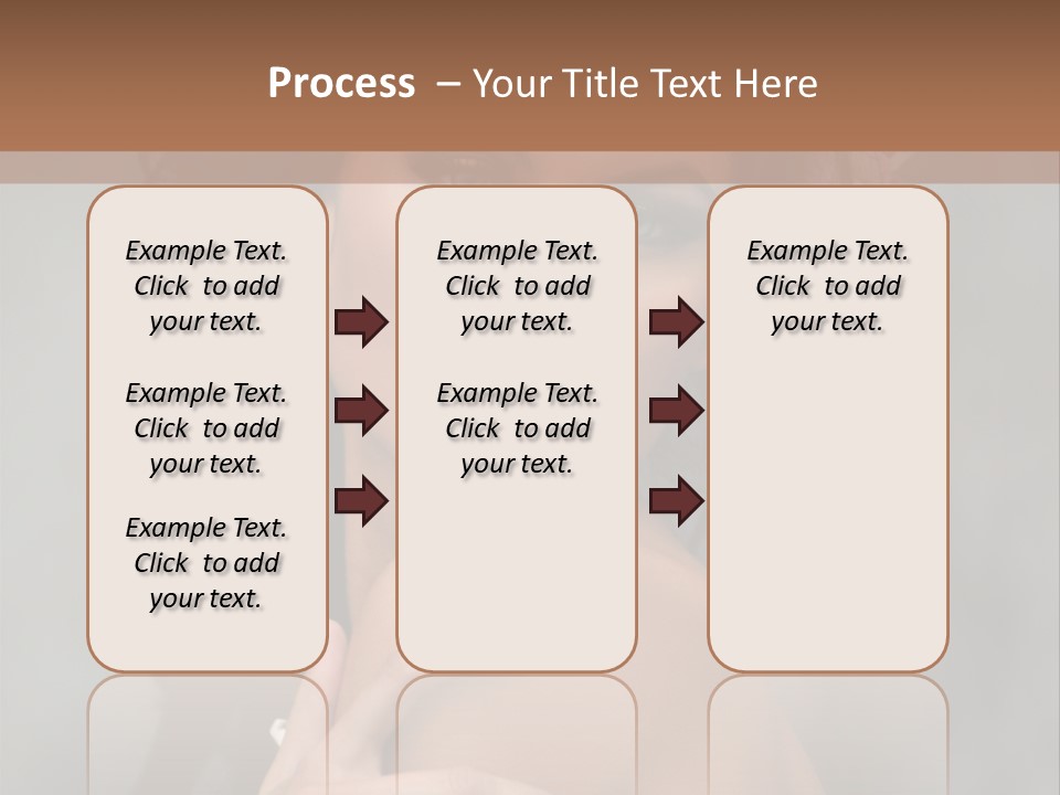 Beauty Portrait Calm PowerPoint Template