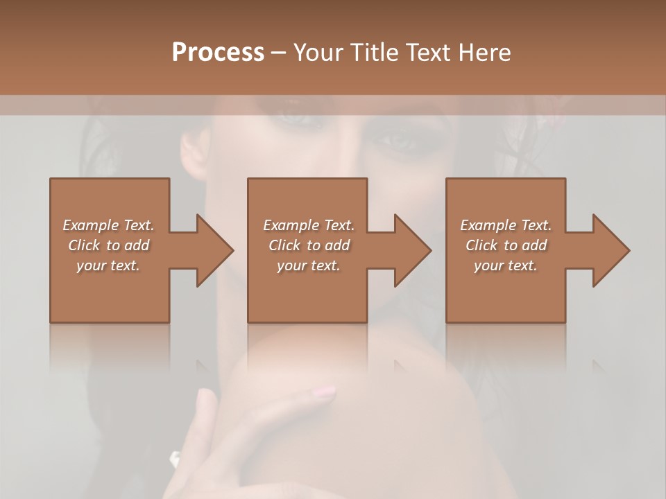 Beauty Portrait Calm PowerPoint Template