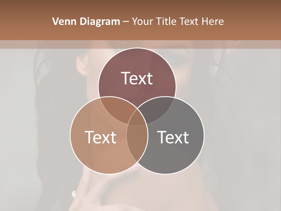 Beauty Portrait Calm PowerPoint Template