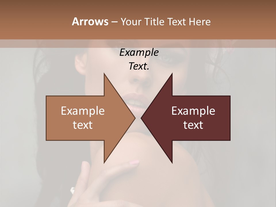 Beauty Portrait Calm PowerPoint Template