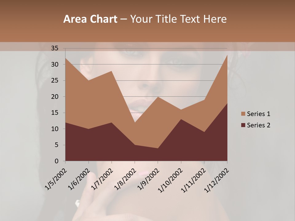 Beauty Portrait Calm PowerPoint Template