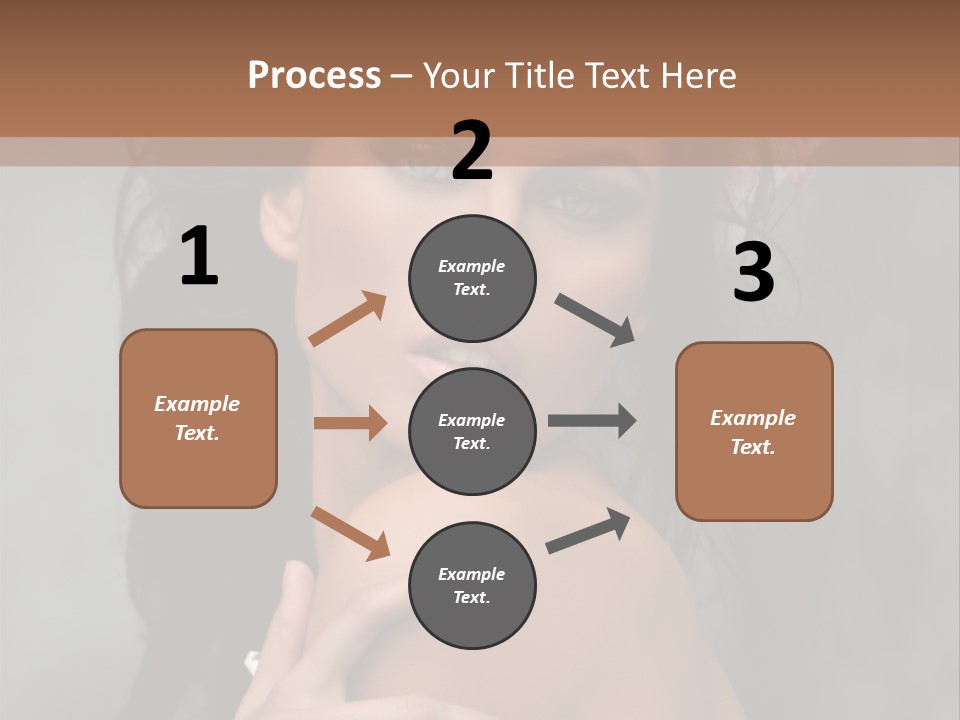Beauty Portrait Calm PowerPoint Template