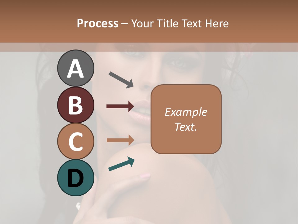 Beauty Portrait Calm PowerPoint Template