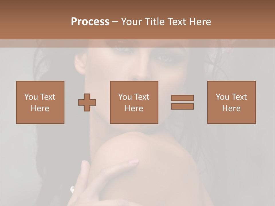 Beauty Portrait Calm PowerPoint Template