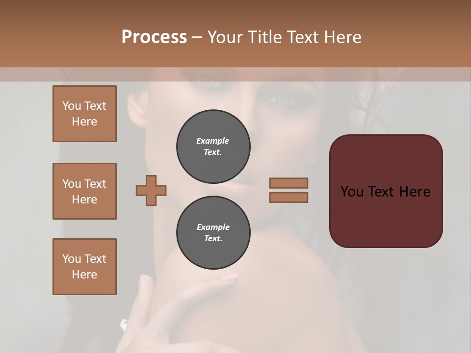 Beauty Portrait Calm PowerPoint Template
