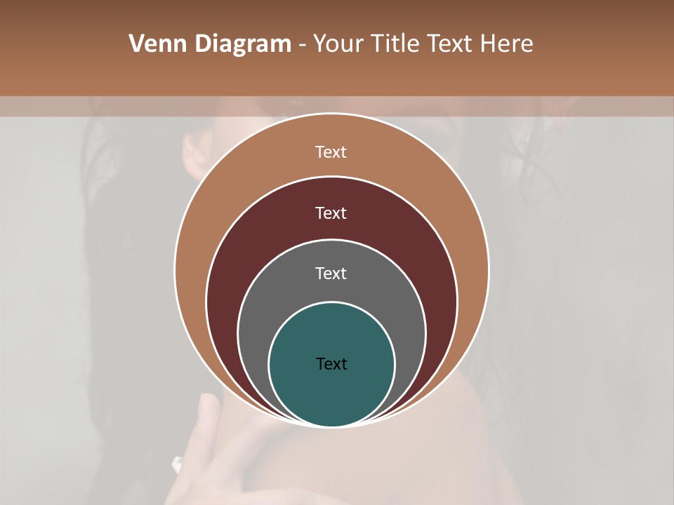 Beauty Portrait Calm PowerPoint Template